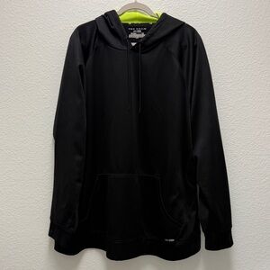 Men’s Size 3XB Tek Gear DryTek Black Pullover Hoodie Hooded Sweatshirt